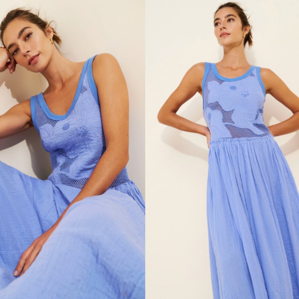 Pearl Floral maxi dress by Free People